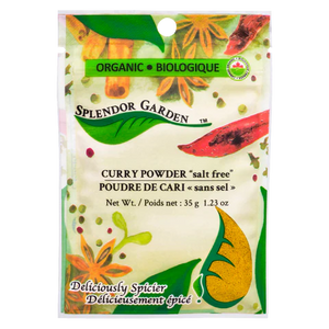 CURRY POWDER SALT FREE 35 G SPLENDOR GARDEN