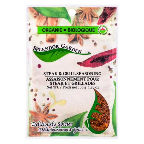 STEAK & GRILL SEASONING 35 G SPLENDOR GARDEN