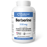 BERBERINE 500MG 240 VCAPS PREFERRED NUTRITION