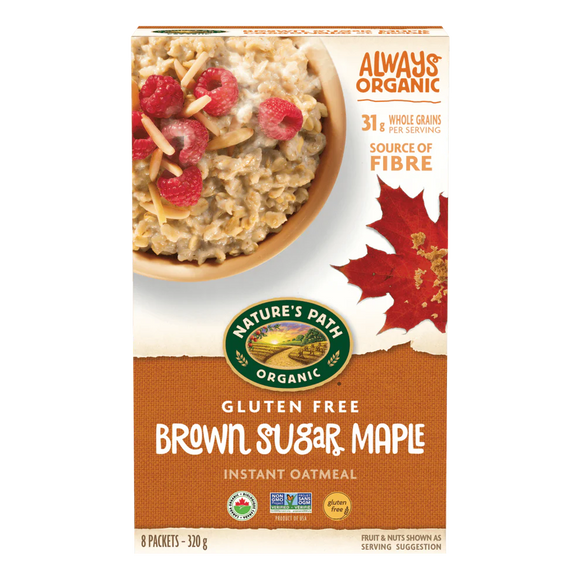 BROWN SUGAR MAPLE OATMEAL 320 G NATURE'S PATH