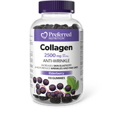 COLLAGEN ELDERBERRY 2500 MG 110 GUMMIES PREFERRED NUTRITION