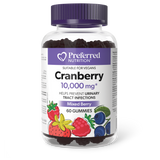 CRANBERRY MIXED BERRY 10,000 MG 60 GUMMIES PREFERRED NUTRITION