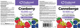 CRANBERRY MIXED BERRY 10,000 MG 60 GUMMIES PREFERRED NUTRITION