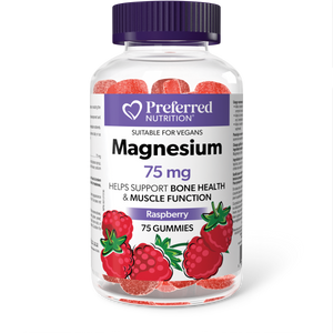 MAGNESIUM RASPBERRY 75 MG 75 GUMMIES PREFERRED NUTRITION