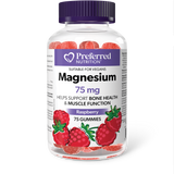 MAGNESIUM RASPBERRY 75 MG 75 GUMMIES PREFERRED NUTRITION