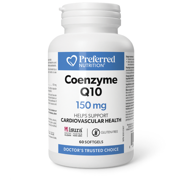 COENZYME Q 10 150 MG 60 GELS PREFERRED NUTRITION