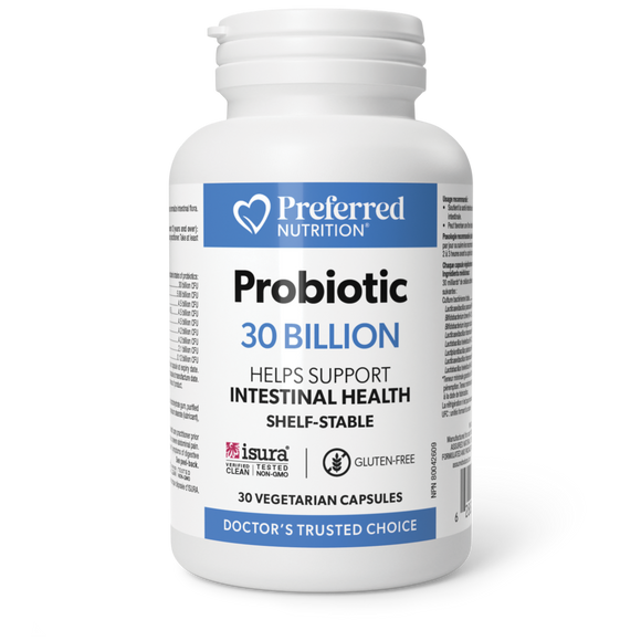 PROBIOTIC 30 BILLION 30 CAPS PREFERRED NUTRITION