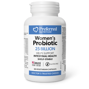 WOMEN'S PROBIOTIC 25 BILLION 30 CAPS PREFFERED NUTRITION