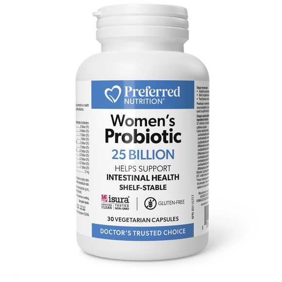 WOMEN'S PROBIOTIC 25 BILLION 30 CAPS PREFFERED NUTRITION