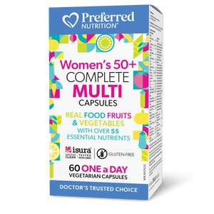 WOMEN'S 50+ COMPLETE MULTI 60 CAPS PREFERRED NUTRITION