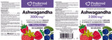 ASHWAGANDHA MIXED BERRY 3000 MG 60 GUMMIES PREFERRED NUTRITION