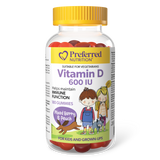 VITAMIN D 600 IU MIXED BERRY & PEACH 180 GUMMIES PREFERRED NUTRITION