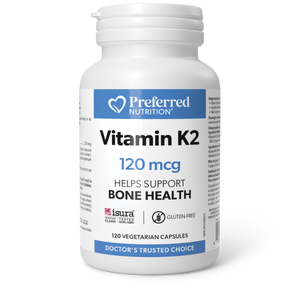 VITAMIN K2 120 MCG 120 CAPS PREFERRED NUTRITION