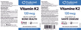 VITAMIN K2 120 MCG 120 CAPS PREFERRED NUTRITION