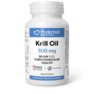 KRILL OIL 500 MG 120 GELS PREFERRED NUTRITION