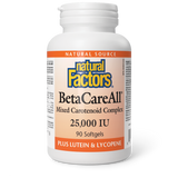 BETACAREALL 25,000 IU 90 GELS NATURAL FACTORS