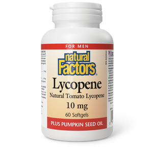 LYCOPENE 10 MG 60 SOFTGELS NATURAL FACTORS