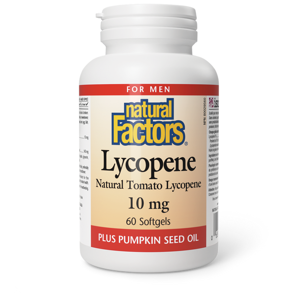 LYCOPENE 10 MG 60 SOFTGELS NATURAL FACTORS