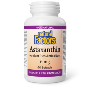 ASTAXANTHIN 6 MG 60 GELS NATURAL FACTORS