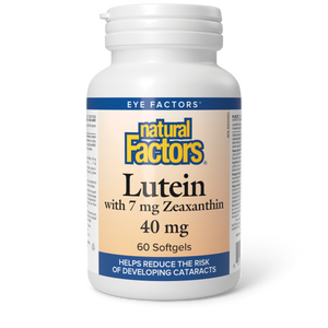 LUTEIN 40 MG 60 SOFTGELS NATURAL FACTORS