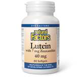 LUTEIN 40 MG 60 SOFTGELS NATURAL FACTORS