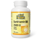 SUNVITAMIN D3 2500 IU 90 GELS NATURAL FACTORS