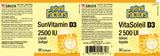 SUNVITAMIN D3 2500 IU 90 GELS NATURAL FACTORS