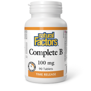 COMPLETE B TIME RELEASE 100 MG 90 TABS NATURAL FACTORS