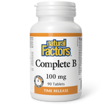 COMPLETE B TIME RELEASE 100 MG 90 TABS NATURAL FACTORS