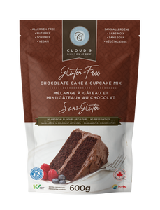 CHOCOLATE CAKE MIX GLUTEN FREE 600 G CLOUD 9