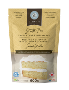 CLASSIC VANILLA CAKE MIX GLUTEN FREE 600 G CLOUD 9