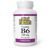 VITAMIN B6 100 MG 90 CAPS NATURAL FACTORS