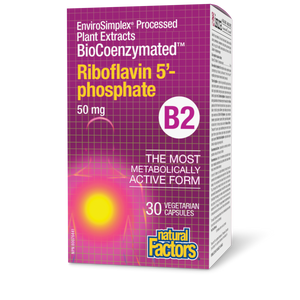 RIBOFLAVIN 5 PHOSPHATE B2 50 MG 30 CAPS NATURAL FACTORS