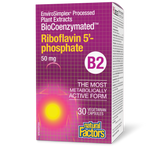 RIBOFLAVIN 5 PHOSPHATE B2 50 MG 30 CAPS NATURAL FACTORS