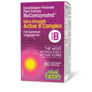 ACTIVE B COMPLEX EXTRA STRENGTH 60 CAPS NATURAL FACTORS