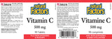 VITAMIN C 500 MG 90 TABS NATURAL FACTORS