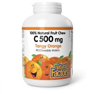 VITAMIN C TANGY ORANGE 500 MG 90 CHEWABLES NATURAL FACTORS