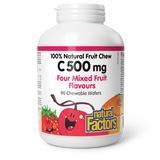 VITAMIN C MIXED FRUIT 500 MG 90 CHEWABLES NATURAL FACTORS