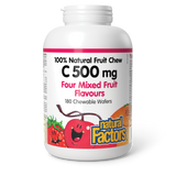 VITAMIN C MIXED FRUIT 500 MG 180 CHEWABLES NATURAL FACTORS