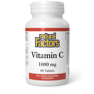 VITAMIN C WITH BIOFLAVONOIDS 1000 MG 90 TABS NATURAL FACTORS