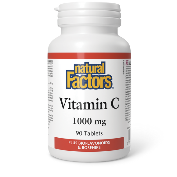 VITAMIN C WITH BIOFLAVONOIDS 1000 MG 90 TABS NATURAL FACTORS