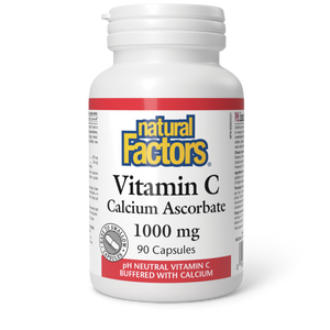 VITAMIN C CALCIUM ASCORBATE 1000 MG 90 CAPS NATURAL FACTORS