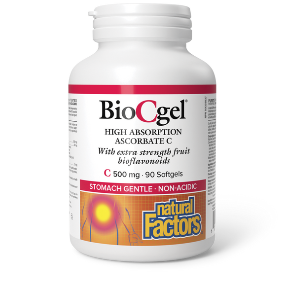 BIO C GEL 500 MG 90 SOFTGELS NATURAL FACTORS