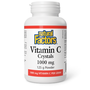 VITAMIN C CRYSTALS 1000 MG 125 G NATURAL FACTORS