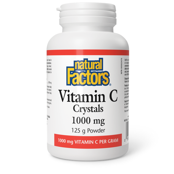 VITAMIN C CRYSTALS 1000 MG 125 G NATURAL FACTORS