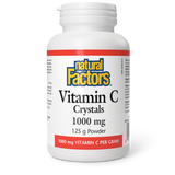 VITAMIN C CRYSTALS 1000 MG 125 G NATURAL FACTORS