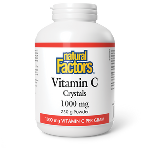 VITAMIN C CRYSTALS 1000 MG 250 G NATURAL FACTORS