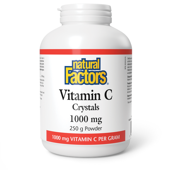 VITAMIN C CRYSTALS 1000 MG 250 G NATURAL FACTORS