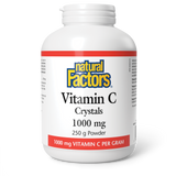 VITAMIN C CRYSTALS 1000 MG 250 G NATURAL FACTORS