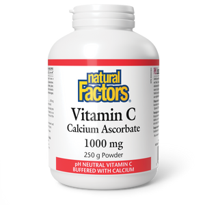 VITAMIN C CALCIUM ASCORBATE 1000 MG 250 G NATURAL FACTORS